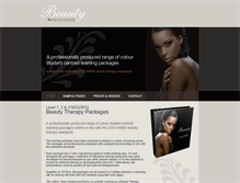 Tablet Screenshot of beautypackages.co.uk